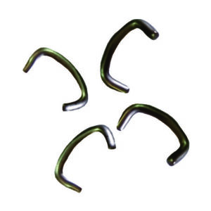 CLIPS ACERO INOX. CAJA X 500 UND