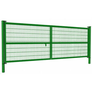 PUERTA BATIENTE DOS HOJAS Ref. AXIS 2D 6 x 2 mts